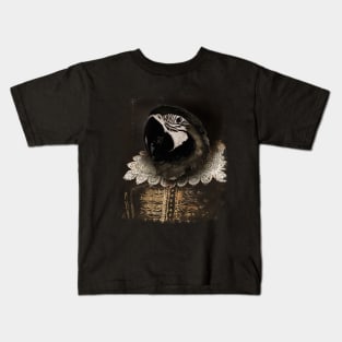 Old Shakespeare Parrot Poet Kids T-Shirt